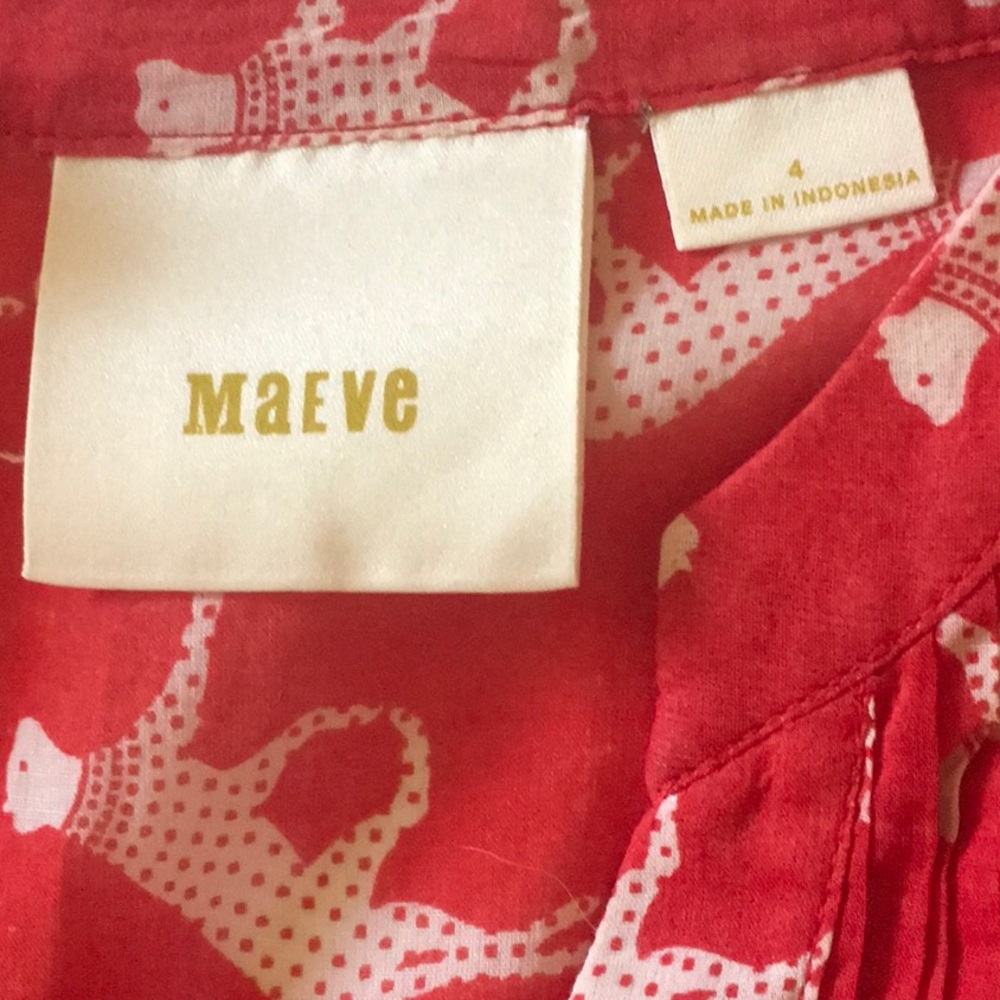 Cute top by Maeve, size 4
